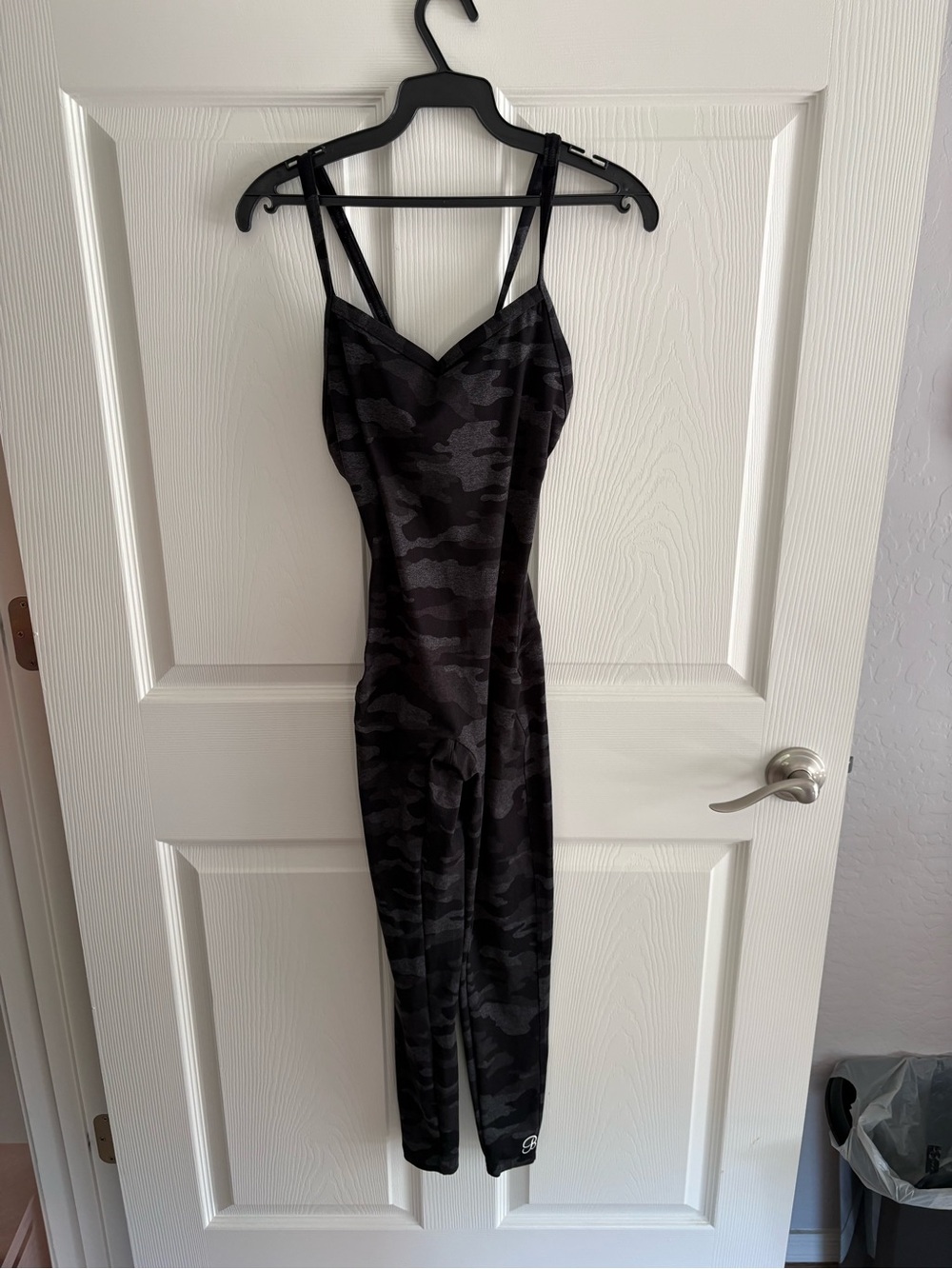 bombshell jumpsuit grey camo size xs